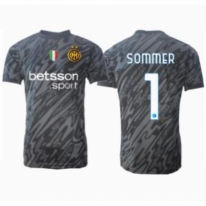 Inter Milan Yann Sommer #1 Goalkeeper Cheap Men's Third Stadium Shirt 2024-25 Short Sleeve