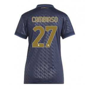 Juventus Andrea Cambiaso #27 New Third Soccer Shirt for Women 2024-25 Short Sleeve