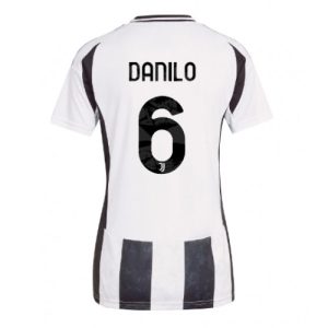 Juventus Danilo Luiz #6 New Home Soccer Shirt for Women 2024-25 Short Sleeve