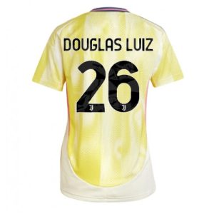 Juventus Douglas Luiz #26 New Away Soccer Shirt for Women 2024-25 Short Sleeve
