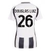 Juventus Douglas Luiz #26 New Home Soccer Shirt for Women 2024-25 Short Sleeve