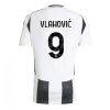 Juventus Dusan Vlahovic #9 Cheap Home Football Shirt 2024-25 Short Sleeve
