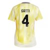 Juventus Federico Gatti #4 New Away Soccer Shirt for Women 2024-25 Short Sleeve