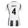 Juventus Federico Gatti #4 New Home Soccer Shirt for Women 2024-25 Short Sleeve