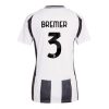 Juventus Gleison Bremer #3 New Home Soccer Shirt for Women 2024-25 Short Sleeve