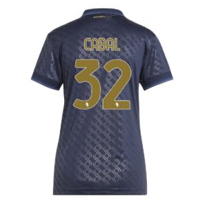 Juventus Juan Cabal #32 New Third Soccer Shirt for Women 2024-25 Short Sleeve