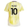 Juventus Kenan Yildiz #10 New Away Soccer Shirt for Women 2024-25 Short Sleeve
