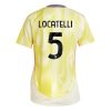 Juventus Manuel Locatelli #5 New Away Soccer Shirt for Women 2024-25 Short Sleeve