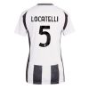 Juventus Manuel Locatelli #5 New Home Soccer Shirt for Women 2024-25 Short Sleeve