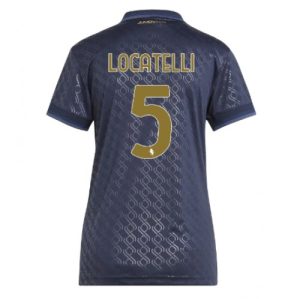 Juventus Manuel Locatelli #5 New Third Soccer Shirt for Women 2024-25 Short Sleeve