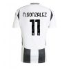 Juventus Nicolas Gonzalez #11 Cheap Home Football Shirt 2024-25 Short Sleeve