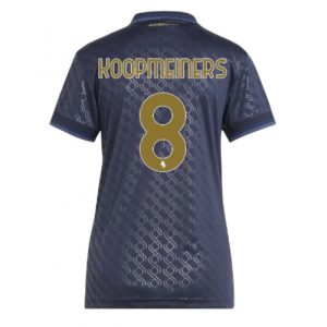 Juventus Teun Koopmeiners #8 New Third Soccer Shirt for Women 2024-25 Short Sleeve