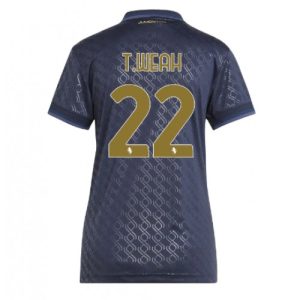 Juventus Timothy Weah #22 New Third Soccer Shirt for Women 2024-25 Short Sleeve