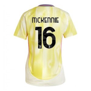 Juventus Weston McKennie #16 New Away Soccer Shirt for Women 2024-25 Short Sleeve