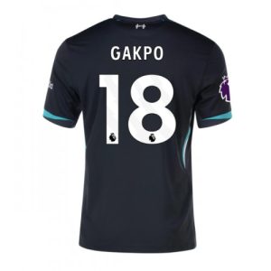 Liverpool Cody Gakpo #18 Cheap Away Stadium Shirt 2024-25 For Sale