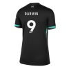Liverpool Darwin Nunez #9 Best Away Soccer Jersey Women 2024-25 Short Sleeve