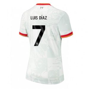 Liverpool Luis Diaz #7 Best Third Soccer Jersey Women 2024-25 Short Sleeve
