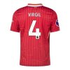 Liverpool Virgil van Dijk #4 Cheap Home Stadium Shirt 2024-25 For Sale