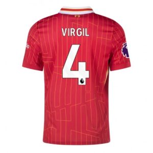 Liverpool Virgil van Dijk #4 Cheap Home Stadium Shirt 2024-25 For Sale