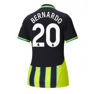 Manchester City Bernardo Silva #20 Away Football Club Jersey Women 2024-25