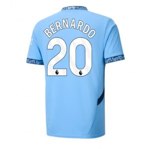 Manchester City Bernardo Silva #20 Cheap Home Soccer Jersey 2024-25 Short Sleeve