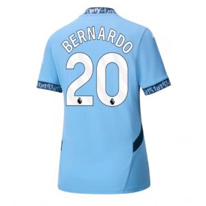 Manchester City Bernardo Silva #20 Home Football Club Jersey Women 2024-25