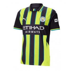 Manchester City Cheap Away Soccer Jersey 2024-25 Short Sleeve
