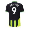 Manchester City Erling Haaland #9 Cheap Away Soccer Jersey 2024-25 Short Sleeve