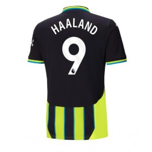 Manchester City Erling Haaland #9 Cheap Away Soccer Jersey 2024-25 Short Sleeve