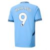 Manchester City Erling Haaland #9 Cheap Home Soccer Jersey 2024-25 Short Sleeve