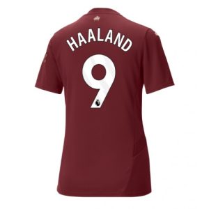 Manchester City Erling Haaland #9 Third Football Club Jersey Women 2024-25