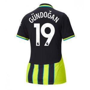 Manchester City Ilkay Gundogan #19 Away Football Club Jersey Women 2024-25