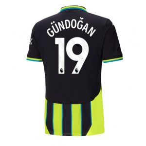 Manchester City Ilkay Gundogan #19 Cheap Away Soccer Jersey 2024-25 Short Sleeve