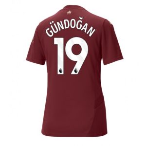 Manchester City Ilkay Gundogan #19 Third Football Club Jersey Women 2024-25