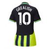 Manchester City Jack Grealish #10 Away Football Club Jersey Women 2024-25