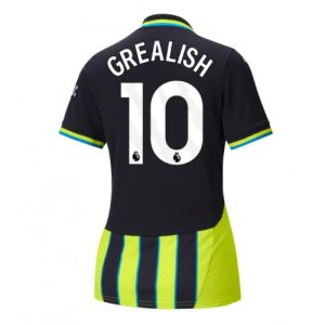 Manchester City Jack Grealish #10 Away Football Club Jersey Women 2024-25