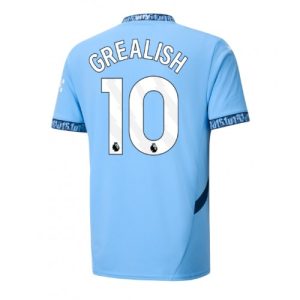 Manchester City Jack Grealish #10 Cheap Home Soccer Jersey 2024-25 Short Sleeve
