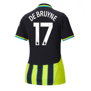 Manchester City Kevin De Bruyne #17 Away Football Club Jersey Women 2024-25
