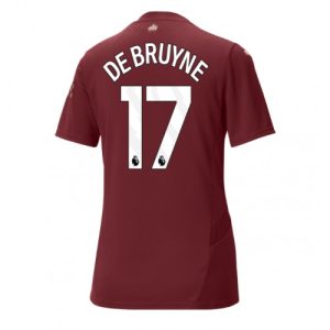 Manchester City Kevin De Bruyne #17 Third Football Club Jersey Women 2024-25