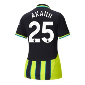 Manchester City Manuel Akanji #25 Away Football Club Jersey Women 2024-25