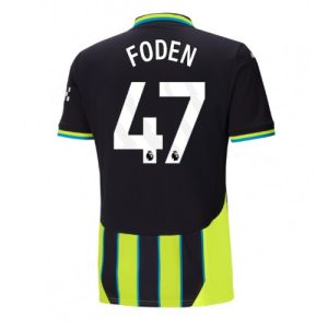 Manchester City Phil Foden #47 Cheap Away Soccer Jersey 2024-25 Short Sleeve