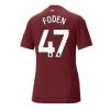 Manchester City Phil Foden #47 Third Football Club Jersey Women 2024-25