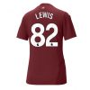 Manchester City Rico Lewis #82 Third Football Club Jersey Women 2024-25