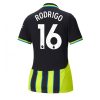 Manchester City Rodri Hernandez #16 Away Football Club Jersey Women 2024-25