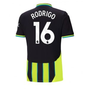 Manchester City Rodri Hernandez #16 Cheap Away Soccer Jersey 2024-25 Short Sleeve