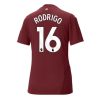 Manchester City Rodri Hernandez #16 Third Football Club Jersey Women 2024-25