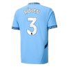 Manchester City Ruben Dias #3 Cheap Home Soccer Jersey 2024-25 Short Sleeve