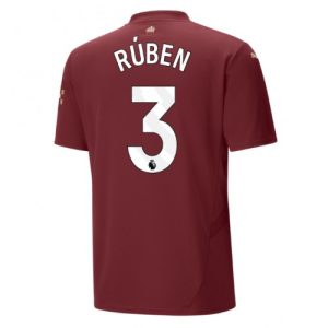 Manchester City Ruben Dias #3 Cheap Third Soccer Jersey 2024-25 Short Sleeve