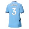Manchester City Ruben Dias #3 Home Football Club Jersey Women 2024-25