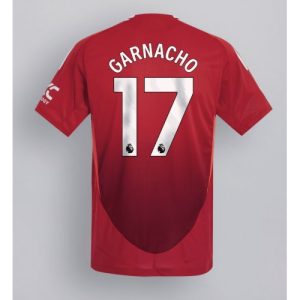 Manchester United Alejandro Garnacho #17 Cheap Home Football Shirt 2024-25 Short Sleeve